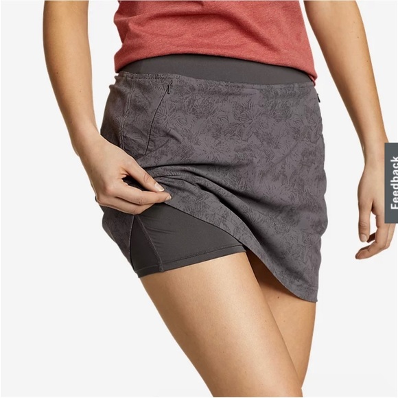 Eddie Bauer Women's Sightscape Horizon Pull-On Skort - Print Size M - Picture 1 of 12